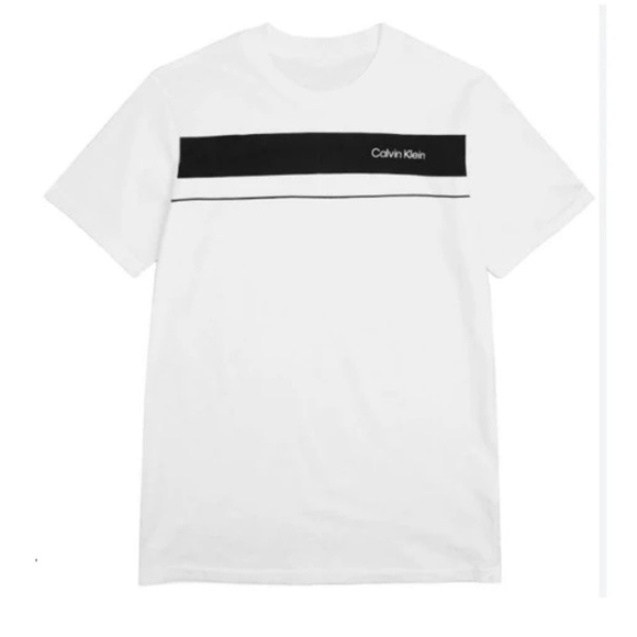 Calvin Klein Other - CALVIN KLEIN SS PIPING STANDAD LOGO CREW
